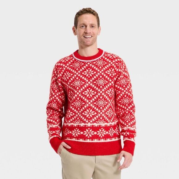 Goodfellow & Co Other - Open Box - Goodfellow & Co - Men's Fair Isle Sweater - Goodfellow &  Red